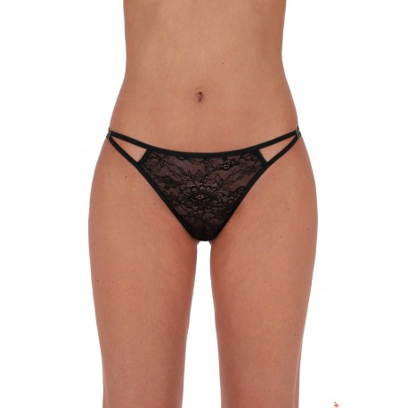 Gaćice FELICITA THONG black S/M - Passion