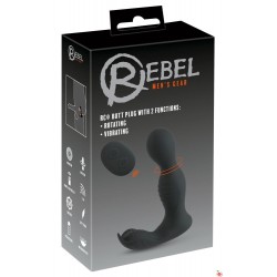 Masažer prostate Rebel Plug with Perineum Stimulator