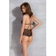 Bodi DELIENA BODY black S/M - Passion