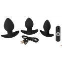 Анальный набор Butt plug set Black Velvets