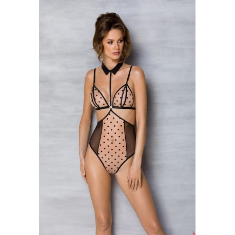 Боди DOMINICA BODY black/beige S/M - Passion