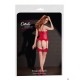 Čarape Stockings skin/red 3