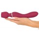 Vibromasazer Thumping Wand Vibrator Rosenrot