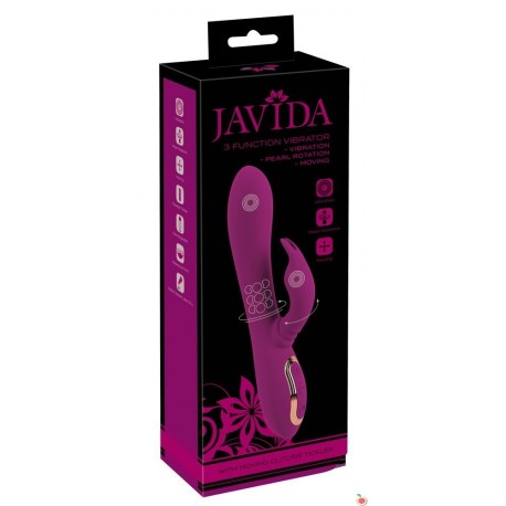 Вибратор со стимулятором клитора 3 Function Vibrator JAVIDA